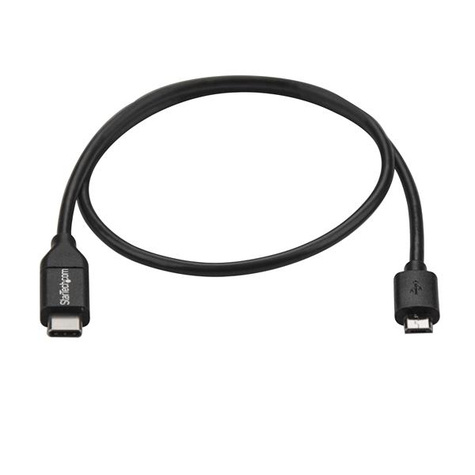 STARTECH 0,5 m USB C naar Micro USB kabel - M/M - USB 2.0 - USB-C naar Micro USB oplaad kabel - USB 2.0 Type C naar Micro B kabel 50cm