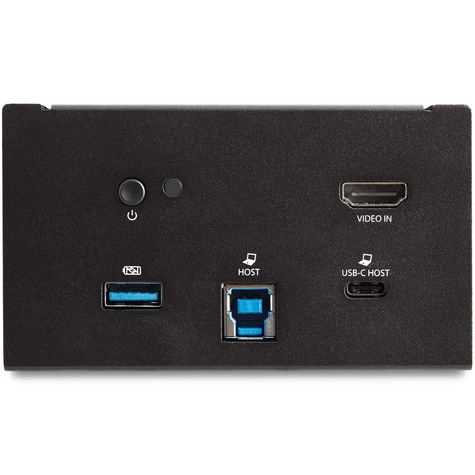 STARTECH Laptop docking station module voor vergadertafel connectiviteits box - 4K HDMI - USB-C en USB-A - 60W USB-C Power Delivery
