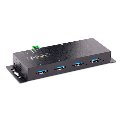 STARTECH STARTECH 4-Port Industrial USB 3.0 5Gbps Hub, Rugged USB Hub w/15kV Air/8kV Contact ESD and Surge Protection