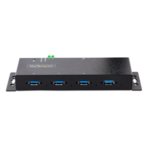 STARTECH 4-Port Industrial USB 3.0 5Gbps Hub, Rugged USB Hub w/15kV Air/8kV Contact ESD and Surge Protection