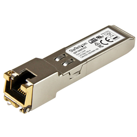 STARTECH MSA conform Gigabit koper RJ45 SFP module - 1000BASE-TX - 1G SFP transceiver - 100m - SFP (mini-GBIC) transceivermodule