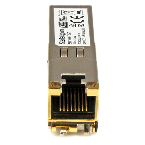 STARTECH MSA conform Gigabit koper RJ45 SFP module - 1000BASE-TX - 1G SFP transceiver - 100m - SFP (mini-GBIC) transceivermodule