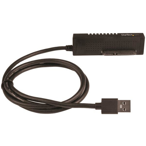 STARTECH STARTECH USB 3.1 (10 Gbps) adapter kabel voor 2.5in en 3.5in SATA SSD/HDD schijven - Ondersteund SATA III - Controller voor opslag - 2.5", 3.5" - SATA 6Gb/s