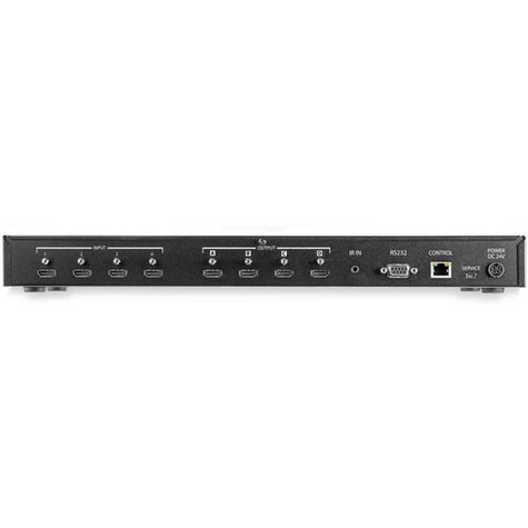 STARTECH 4x4 HDMI matrix switch met Audio- en Ethernet controle - 4K 60Hz - HDMI switcher box - rack monteerbaar