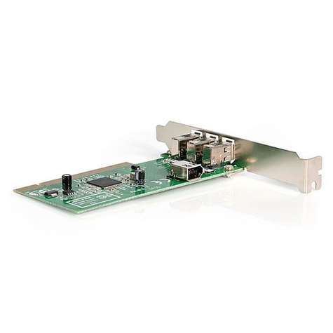STARTECH 4-poort PCI 1394a FireWire Adapter Kaart - 3 Extern 1 Intern - FireWire-adapter - PCI - Firewire - 3 poorten
