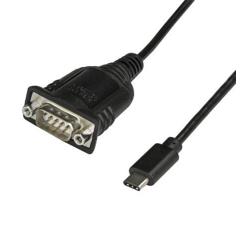 STARTECH UCB-C naar seriële adapter- USB C naar RS232 kabel - USB C naar DB9 kabel adapter - Windows / macOS / Linux compatibel - USB