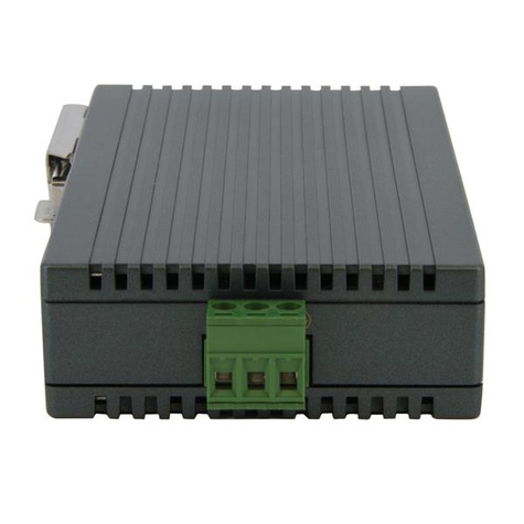 STARTECH 5-poorts industriële Ethernet-switch - op een DIN-rail monteerbaar - Switch - onbeheerd - 5 x 10/100
