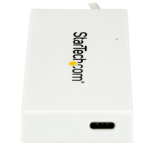 STARTECH 4 poorts USB-C hub - USB-C naar 1x USB-C en 3x USB-A - USB 3.0 hub - wit - Hub - 3 x SuperSpeed USB 3.0 + 1 x USB 3.1 - desktop