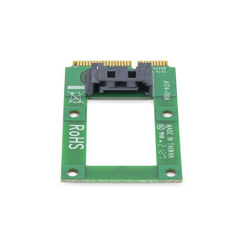 STARTECH mSATA-naar-SATA HDD / SSD-adapter Mini SATA-naar-SATA-converterkaart - Controller voor opslag - 1 Kanaal - mSATA - SATA 6Gb/s