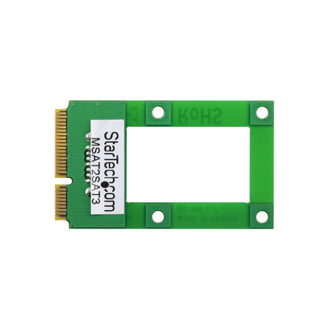 STARTECH mSATA-naar-SATA HDD / SSD-adapter Mini SATA-naar-SATA-converterkaart - Controller voor opslag - 1 Kanaal - mSATA - SATA 6Gb/s