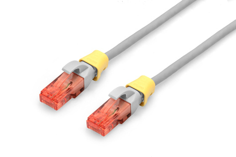 DIGITUS Kleurenclips voor RJ45-kabels Kleur geel, verpakking van 100 stuks