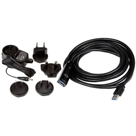 STARTECH 3m USB 3.0 Actieve Verlengkabel - M/F - USB-verlengkabel - USB type A (M) naar USB type A (V) - USB 3.0 - 3 m - actief