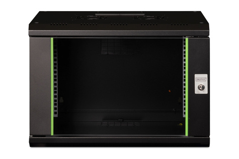 DIGITUS 7HE Wandbehuizing, Unique 420x600x450 mm, kleur zwart (RAL 9005)