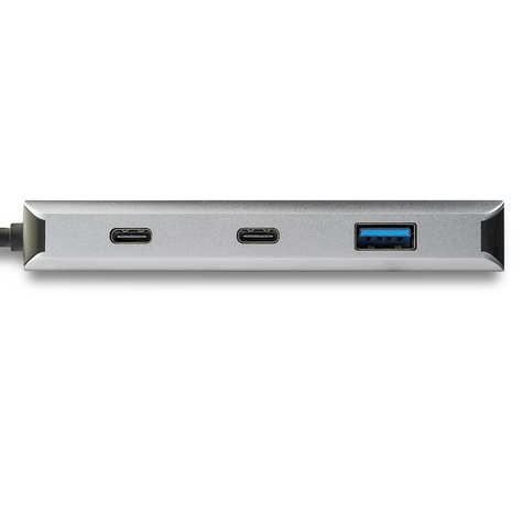 STARTECH 4 Port USB C Hub w/ 2x USB A  2x USB C, SuperSpeed 10Gbps USB Type-C 3.1/3.2 Gen 2 Hub, USB Bus Powered