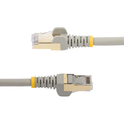 STARTECH 2m CAT6A Ethernet Cable, 10 Gigabit Shielded Snagless RJ45 100W PoE Patch Cord, CAT 6A 10GbE STP Network Cable