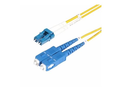 STARTECH STARTECH 1m (3ft) LC to SC (UPC) OS2 Single Mode Duplex Fiber Optic Cable, 9/125m, Laser Optimized, 10G