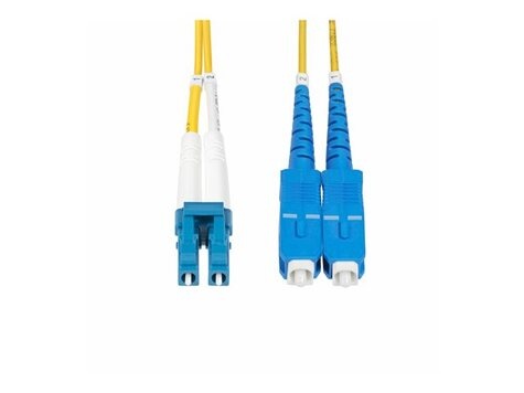 STARTECH 1m (3ft) LC to SC (UPC) OS2 Single Mode Duplex Fiber Optic Cable, 9/125m, Laser Optimized, 10G