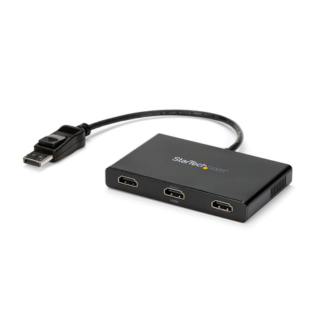 STARTECH STARTECH 3-Port Multi Monitor Adapter, DisplayPort 1.2 to HDMI MST Hub, Triple 1080p HDMI Monitor