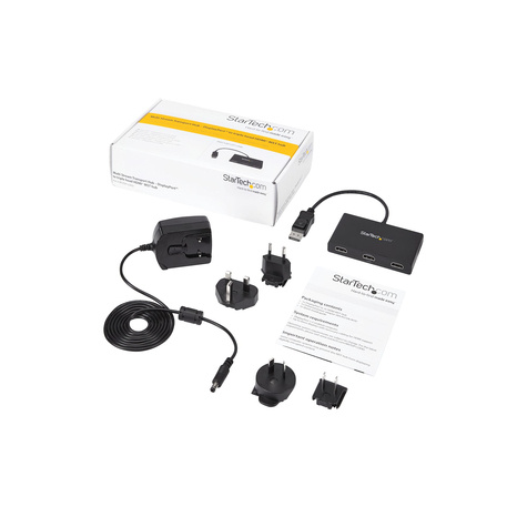 STARTECH 3-Port Multi Monitor Adapter, DisplayPort 1.2 to HDMI MST Hub, Triple 1080p HDMI Monitor