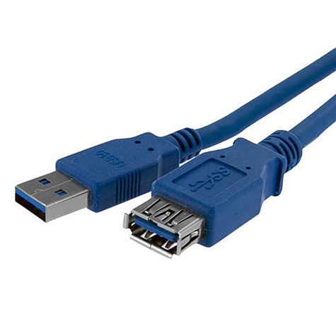 STARTECH 1m SuperSpeed USB 3.0 Verlengkabel A naar A - Blauw M/F - USB-verlengkabel - USB type A (M) naar USB type A (V)