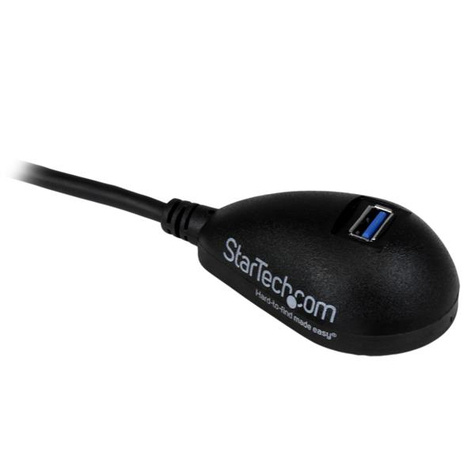 STARTECH 1,5 m Desktop SuperSpeed USB 3.0 verlengkabel - A naar A - M/F - zwart - USB-verlengkabel - USB type A (V) naar USB type A (M)