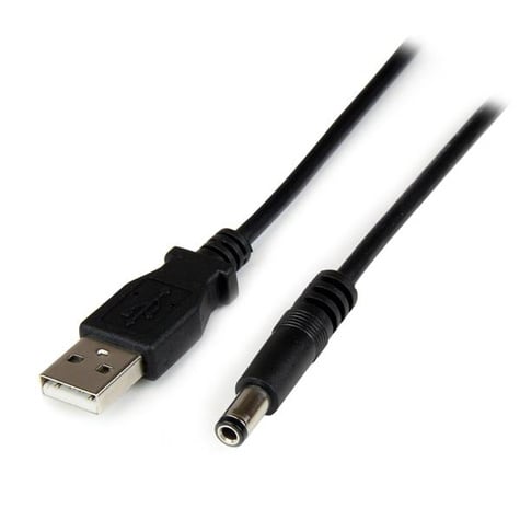 STARTECH STARTECH USB naar 5,5 mm voedingskabel - type N connector - 1 m - Voedingskabel - USB (alleen voeding) (M)