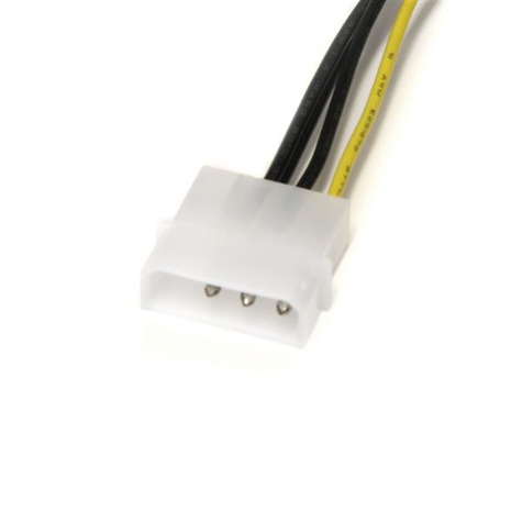 STARTECH 15cm LP4 naar 8-pins PCI Express Videokaart Voeding Verloopkabel - Netspanningsadapter - 4-PIN interne voeding (M) naar 8 pins-PCIe-voeding (M) - 15.3 cm