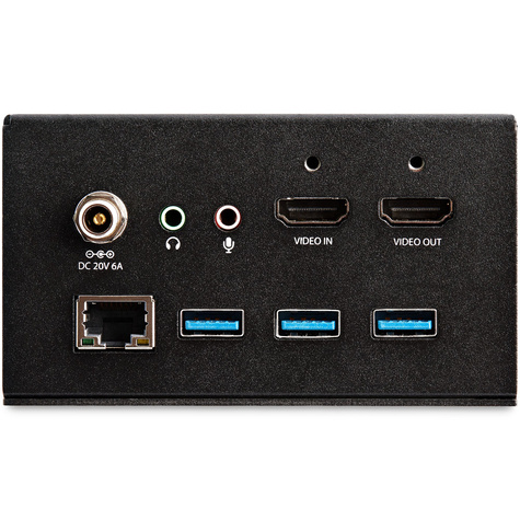 STARTECH Laptop docking station module voor vergadertafel connectiviteits box - 4K HDMI - USB-C en USB-A - 60W USB-C Power Delivery