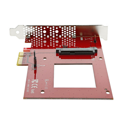 STARTECH NVMe PCIe Adapter - 2.5" U.2 SSD SFF-863