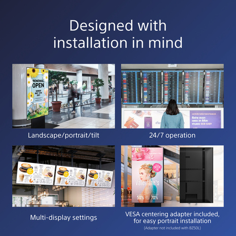 SONY 85"  Pro BRAVIA LCD 650nit Haze