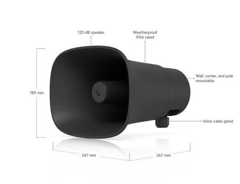 Ubiquiti AI Horn Speaker black