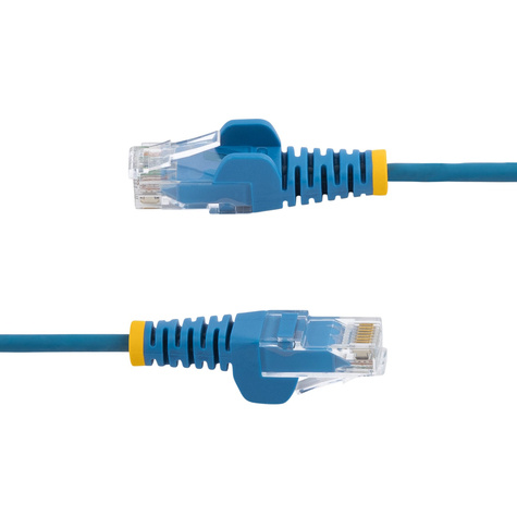 STARTECH 3 m CAT6 kabel - slanke CAT6 netwerkkabel- blauw - Snagless RJ45 connector - Gigabit Ethernet kabel