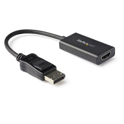 STARTECH STARTECH DisplayPort naar HDMI adapter met HDR - 4K 60 Hz - UHD - tot 18Gbps - zwart - Videoadapter - DisplayPort male met grendel naar HDMI female