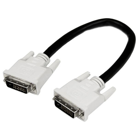 STARTECH 1 m DVI-D Dual Link-kabel M/M - DVI-kabel - dubbele verbinding - DVI-D (M) naar DVI-D (M) - 1 m - duimschroeven - zwart