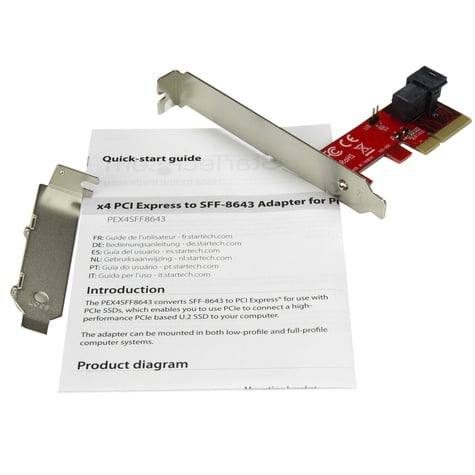 STARTECH PCI Express 2.5in. NVMe SSD Adapter