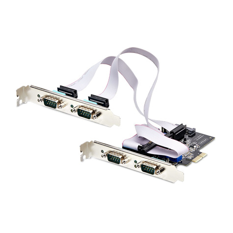 STARTECH 4-Port Serial PCIe Card RS232/422/485