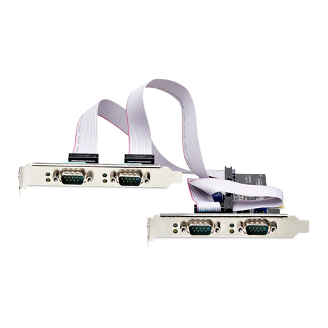 STARTECH 4-Port Serial PCIe Card RS232/422/485