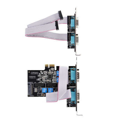 STARTECH 4-Port Serial PCIe Card RS232/422/485