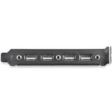 STARTECH 4 Port USB A Female Slot Plate Adapter