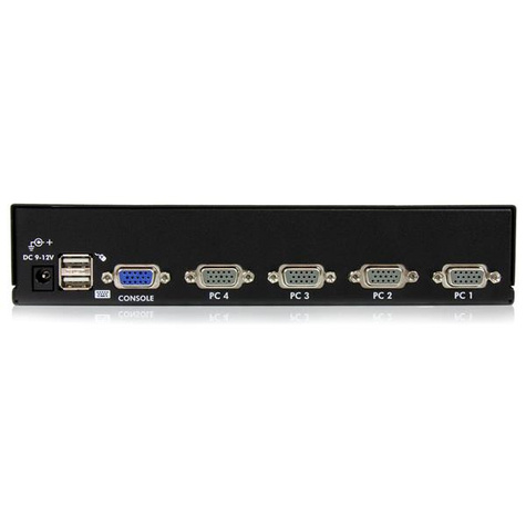 STARTECH 4-Port USB KVM Swith with OSD - TAA Compliant - 1U Rack Mountable VGA KVM Switch (SV431DUSBU)
