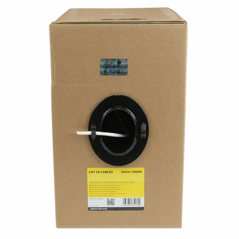 STARTECH 1000ft Bulk Roll Solid Cat5e Riser Cable