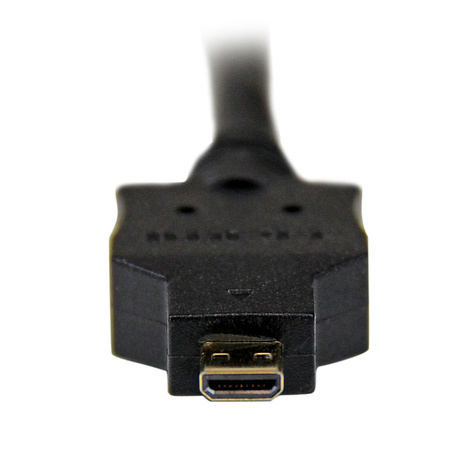 STARTECH 2 m micro HDMI-naar-DVI-D-kabel - M/M - Adapterkabel - DVI-D male naar 19 pin micro HDMI Type D male - 2 m - beschermd - zwart