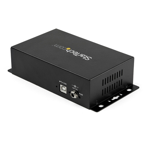 STARTECH StarTech.com 8-poort USB naar DB9 RS232 Seriële Adapter Hub Industriële DIN-rail en Wandmontage - Seriële adapter - USB 2.0 - RS-232 x 8 - zwart