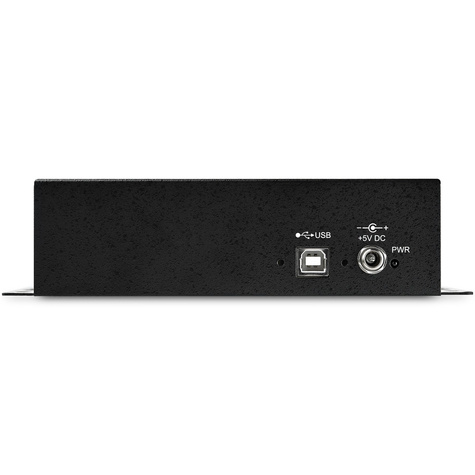STARTECH StarTech.com 8-poort USB naar DB9 RS232 Seriële Adapter Hub Industriële DIN-rail en Wandmontage - Seriële adapter - USB 2.0 - RS-232 x 8 - zwart