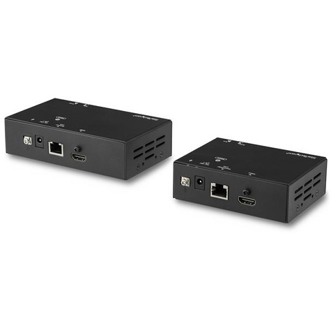 STARTECH STARTECH HDMI over Cat6 Ethernet extender - Power Over Cable- 4K 60Hz tot 100 m - Video-/audio-/infrarooduitbreider - HDMI - over CAT 5e/6 - maximaal 100 m - TAA Compliant