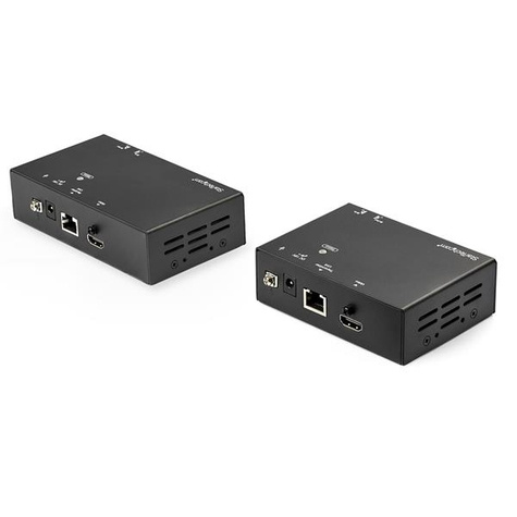 STARTECH HDMI over Cat6 Ethernet extender - Power Over Cable- 4K 60Hz tot 100 m - Video-/audio-/infrarooduitbreider - HDMI - over CAT 5e/6 - maximaal 100 m - TAA Compliant