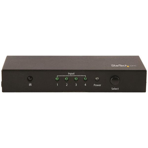 STARTECH 4 poorts HDMI Switch - 4K HDMI Switch Box - Ultra HD 4K 60Hz - Video/audio-schakelaar - 4 x HDMI - desktop - voor P/N: SVA5H2NEUA