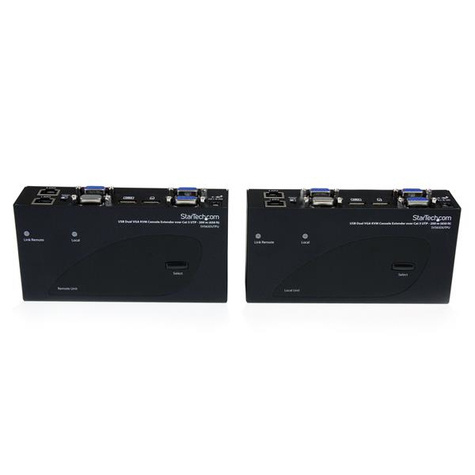 STARTECH USB Dual VGA over Cat5 KVM Extender