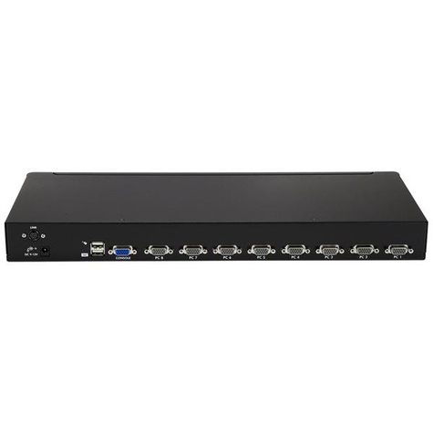 STARTECH 8 Port 1U Rackmount USB KVM Switch Kit with OSD and Cables - Rack mount KVM - VGA KVM Switch - 8 Port KVM Switch (SV831DUSBUK)