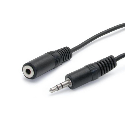STARTECH STARTECH 6 ft / 1,8 m 3.5mm Stereo verleng Audio kabel - M/F - stereo verlengkabel - 3.5mm audio  - Stereo Audio kabel - Verlengkabel voor audio
